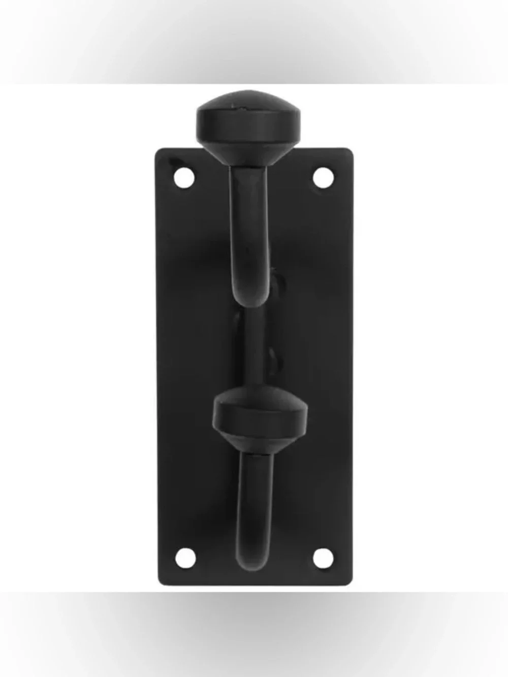 (2) Black Metal Wall Hook